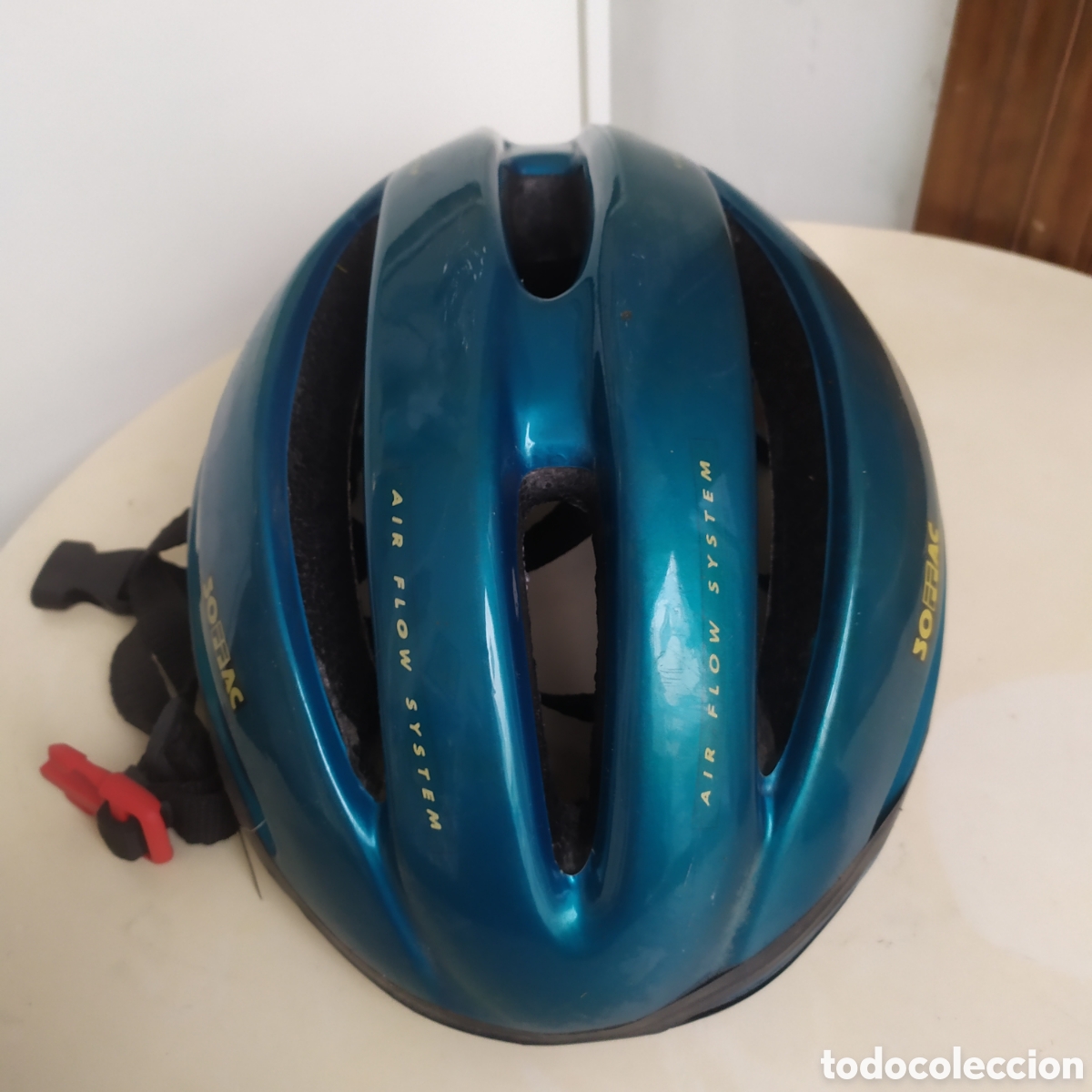 Coleccionismo deportivo: Casco para bicicleta marca Soffac, talla 95 - Foto 3