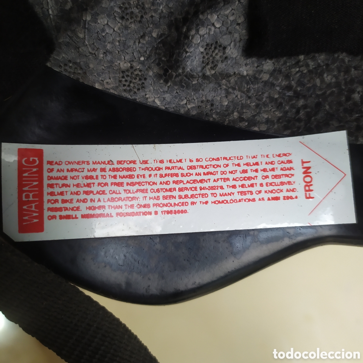 Coleccionismo deportivo: Casco para bicicleta marca Soffac, talla 95 - Foto 6
