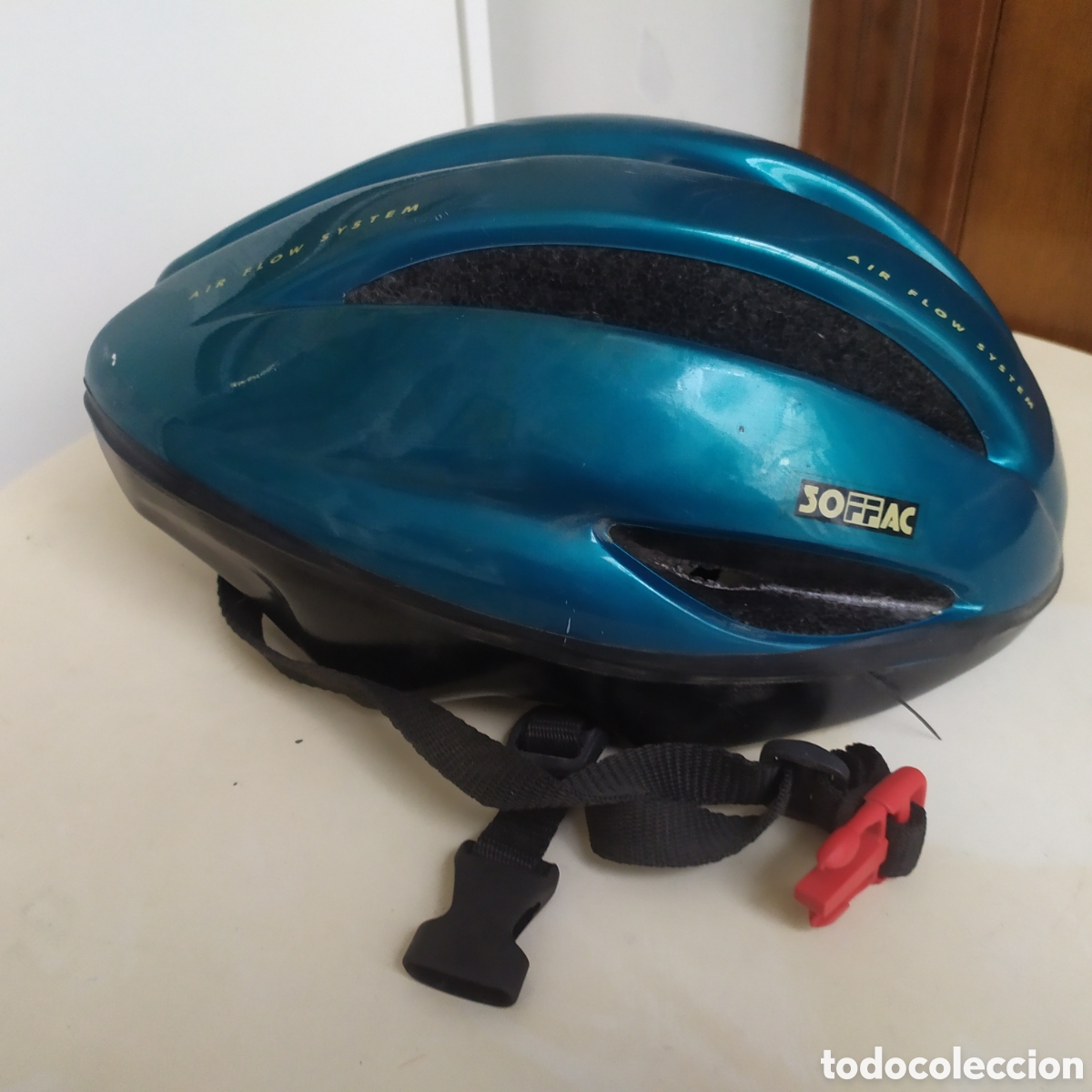 Coleccionismo deportivo: Casco para bicicleta marca Soffac, talla 95 - Foto 1