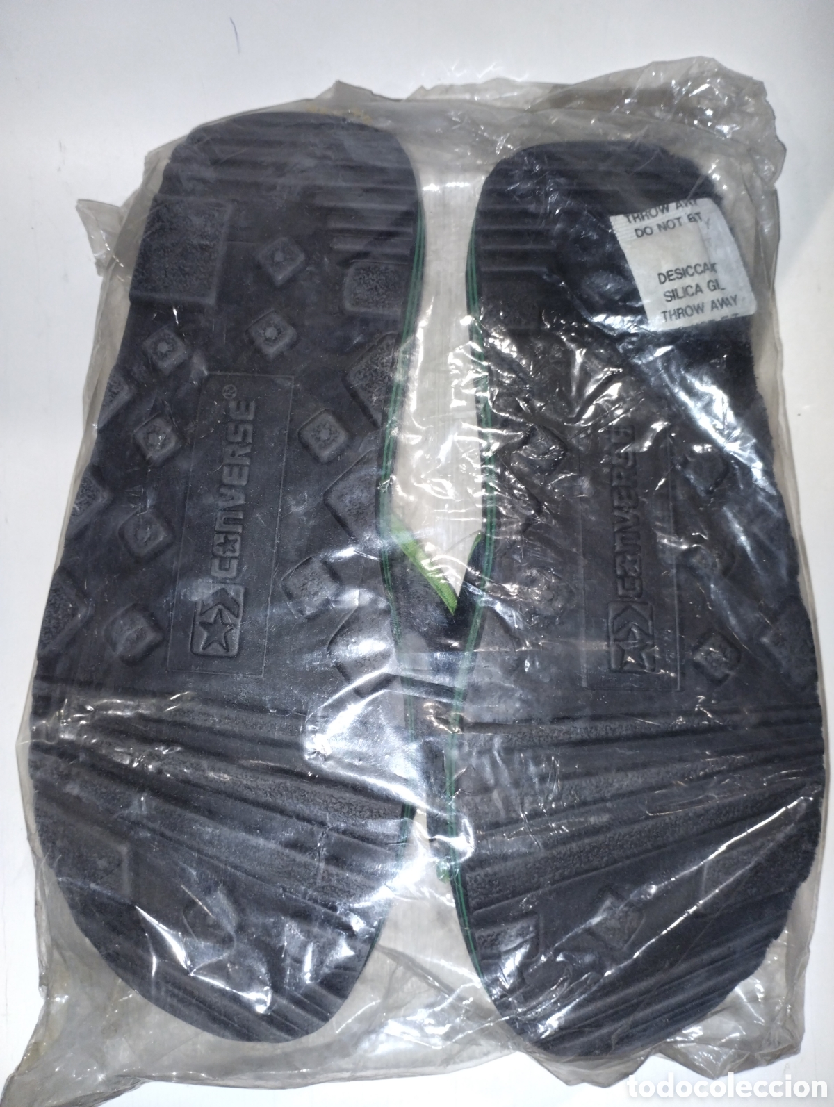 Coleccionismo deportivo: CHANCLAS CONVERSE VINTAGE VERDES 40 - Foto 2