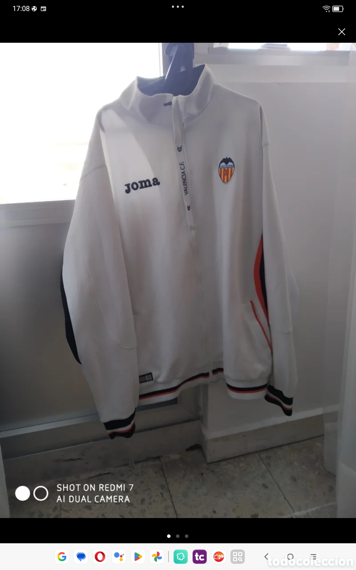 Coleccionismo deportivo: Chaqueta ch&aacute;ndal valencia fb - Foto 2