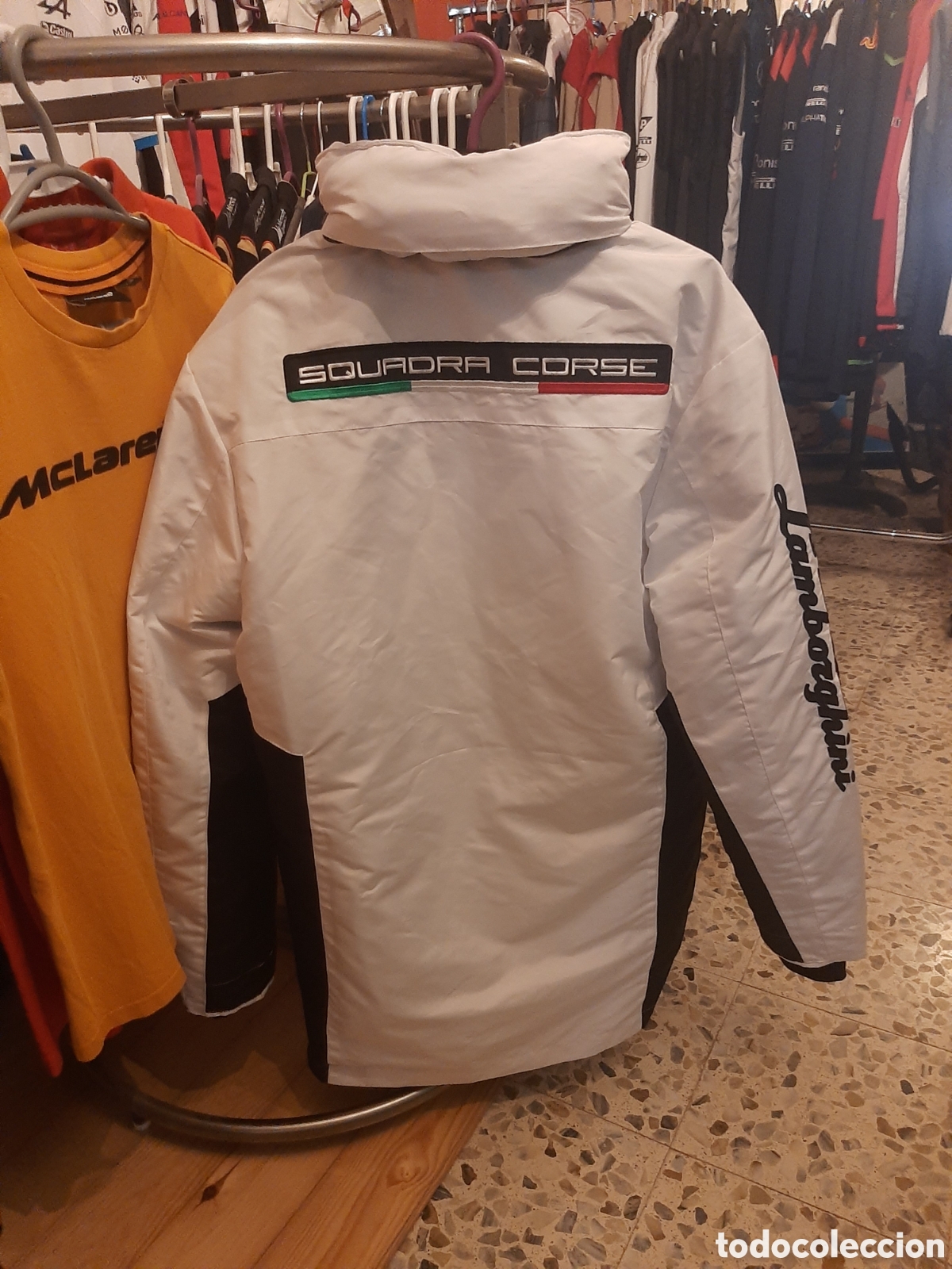 Coleccionismo deportivo: Chaqueta invierno instructores oficial Lamborghini - Foto 2