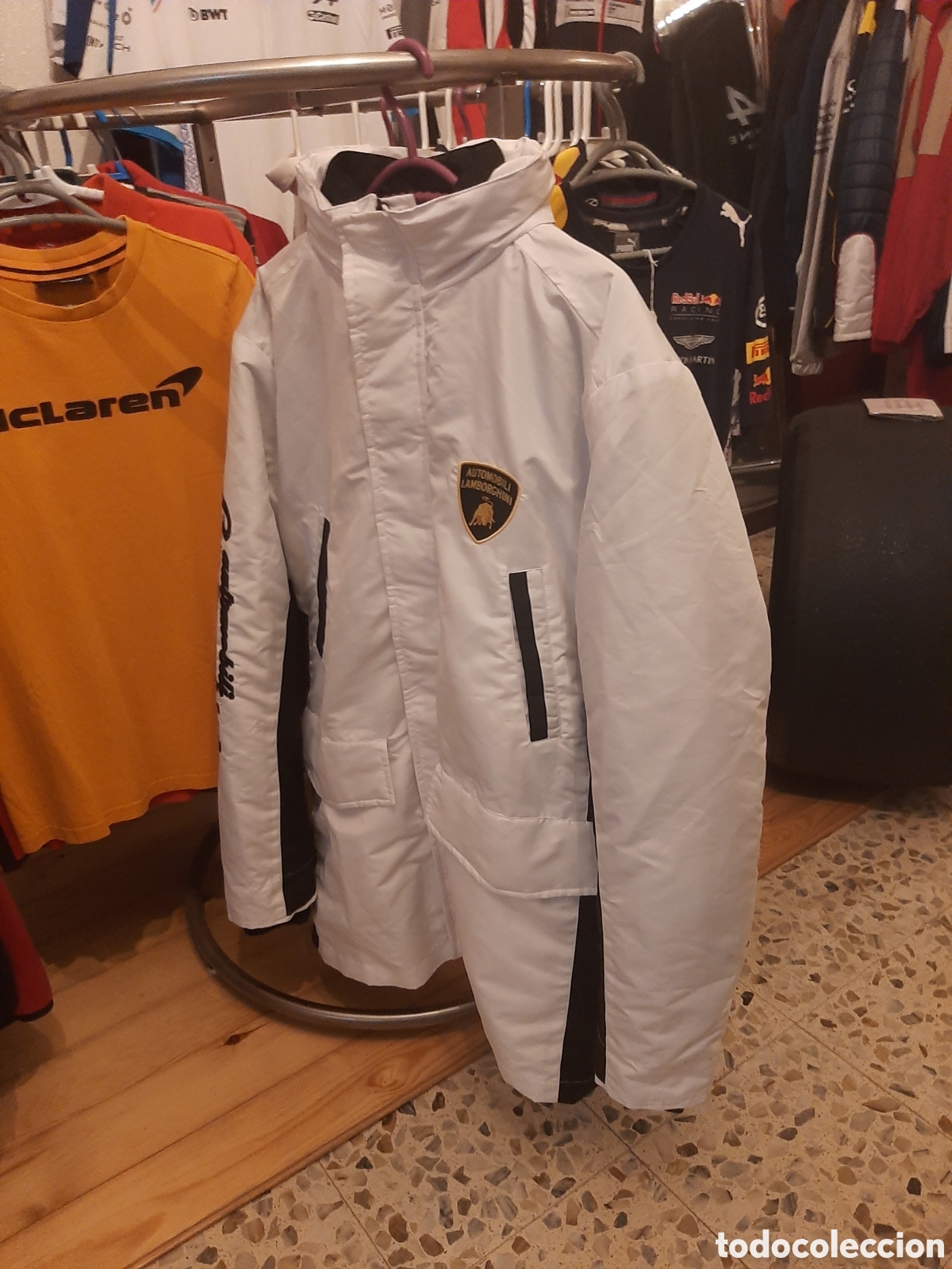 Coleccionismo deportivo: Chaqueta invierno instructores oficial Lamborghini - Foto 3