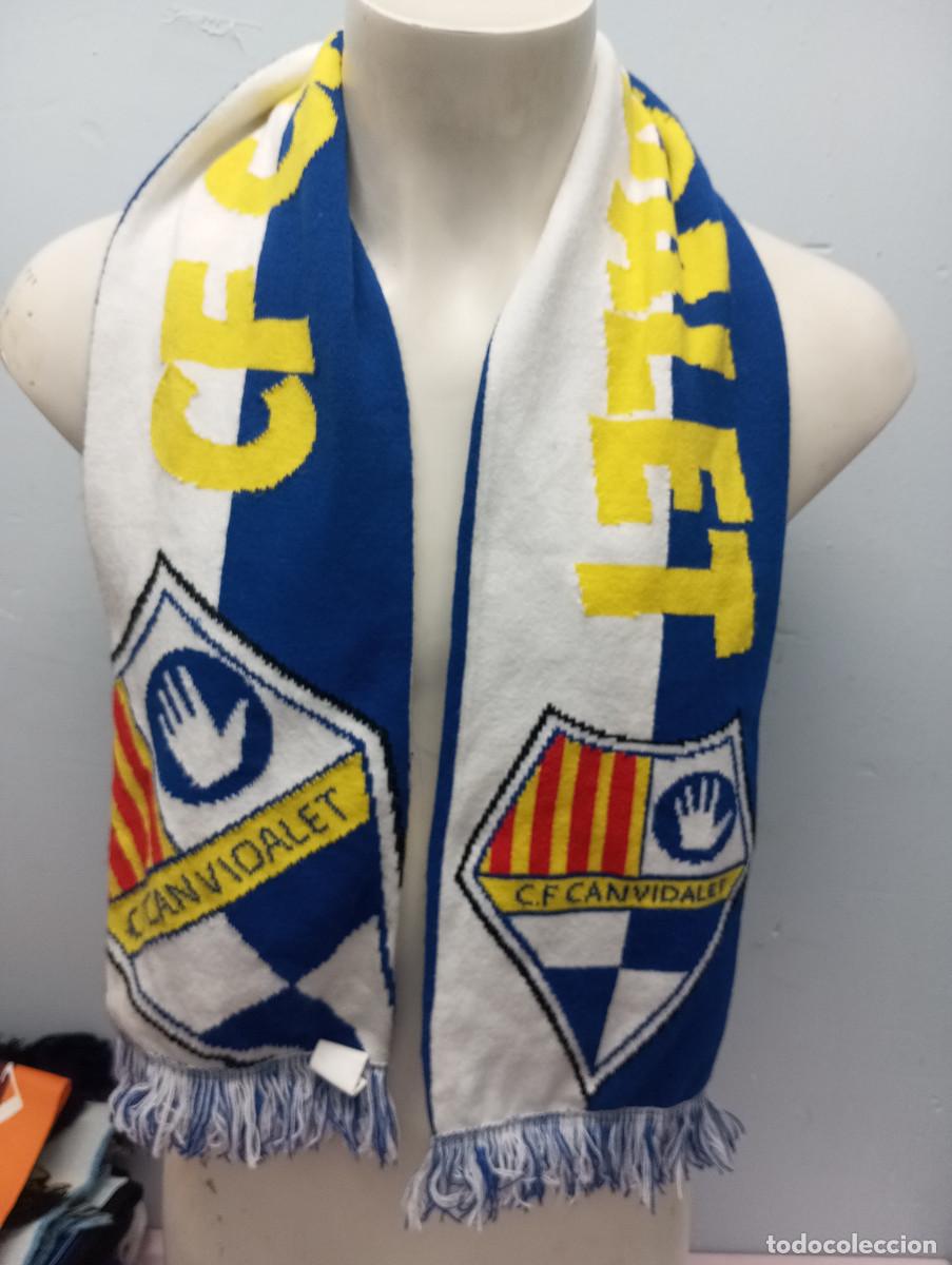 Coleccionismo deportivo: Bufanda CF Can Vidalet barcelona futbol - Foto 1