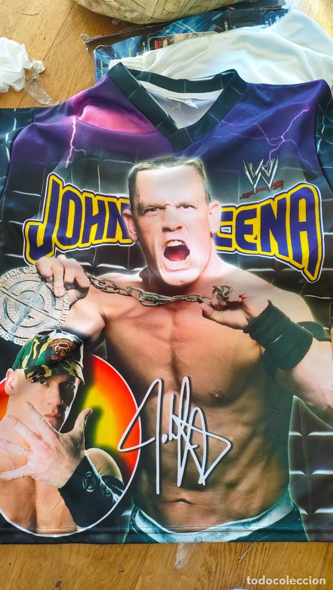 Coleccionismo deportivo: Camiseta John Cena. Wrestling - Foto 1