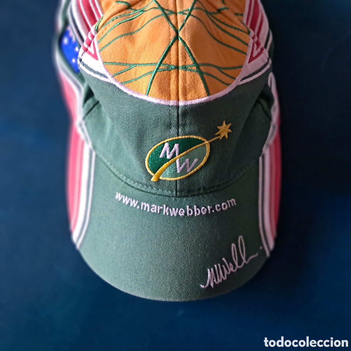 Coleccionismo deportivo: GORRA F-1 MARK WEBBER COLECCI&Oacute;N - Foto 4
