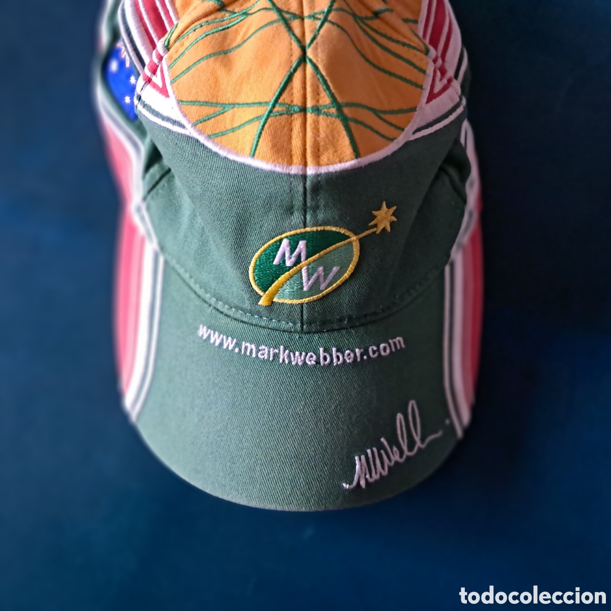 Coleccionismo deportivo: GORRA F-1 MARK WEBBER COLECCI&Oacute;N - Foto 8