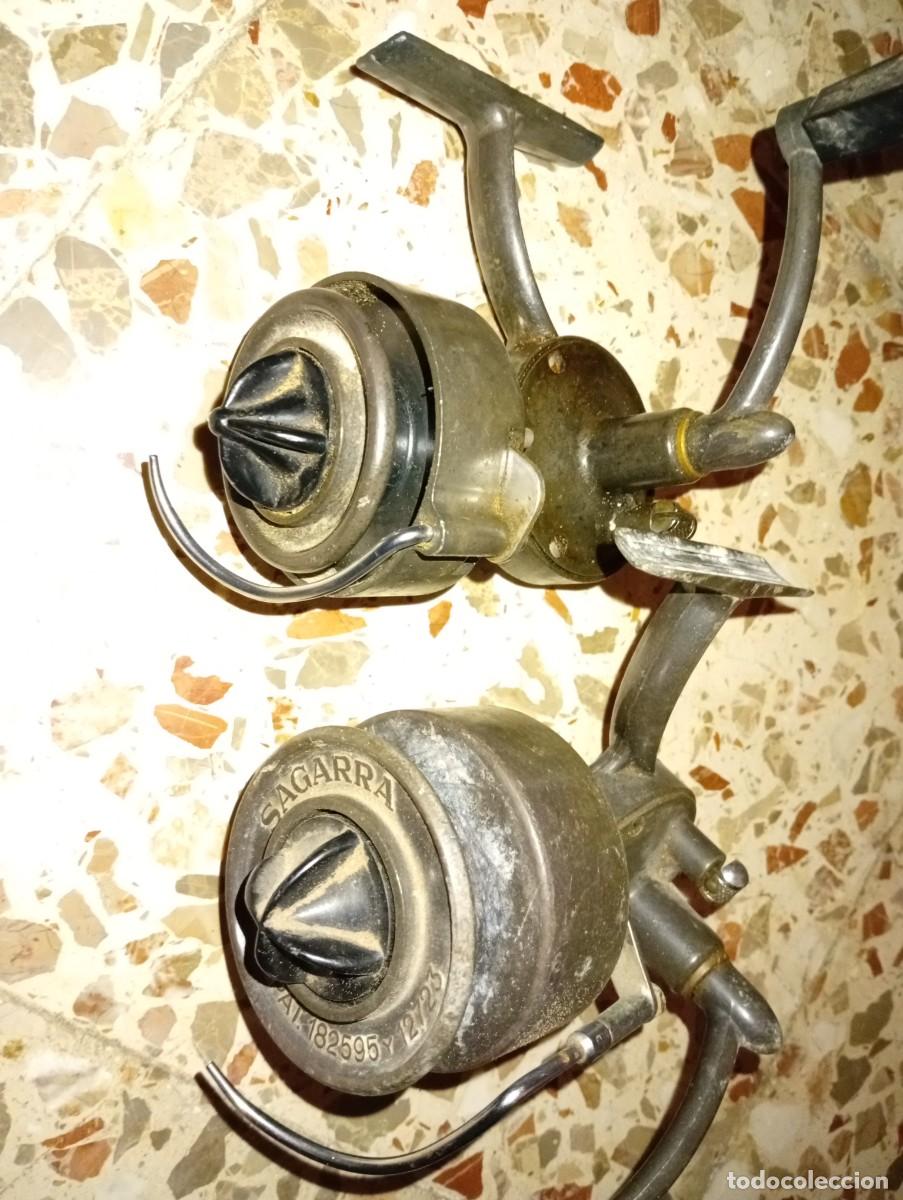 Coleccionismo deportivo: Dos carretes de pesca marca sagarra - Foto 1