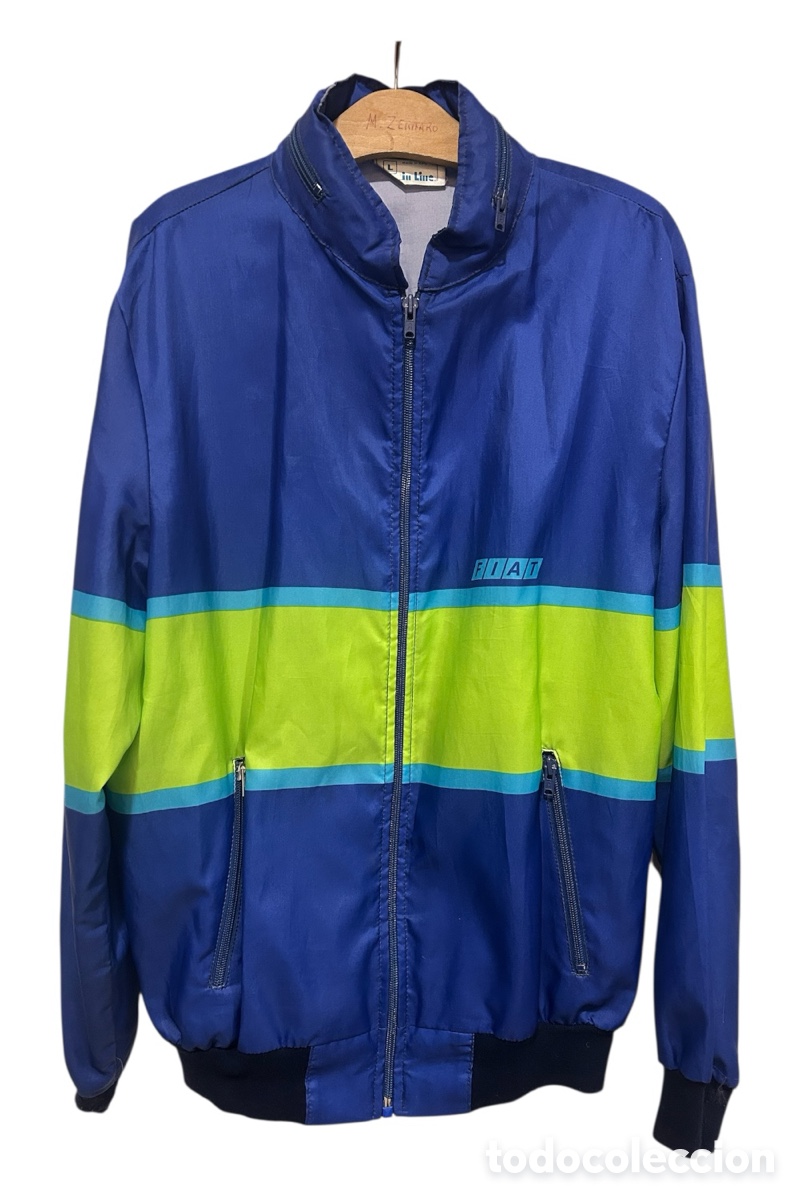 Coleccionismo deportivo: Chaqueta Cortavientos Vintage FIAT Oficial &ndash; A&ntilde;os 80/90