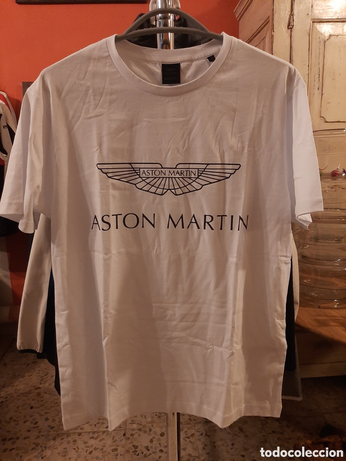 Coleccionismo deportivo: Camiseta oficial Aston Martin Hackett - Foto 1