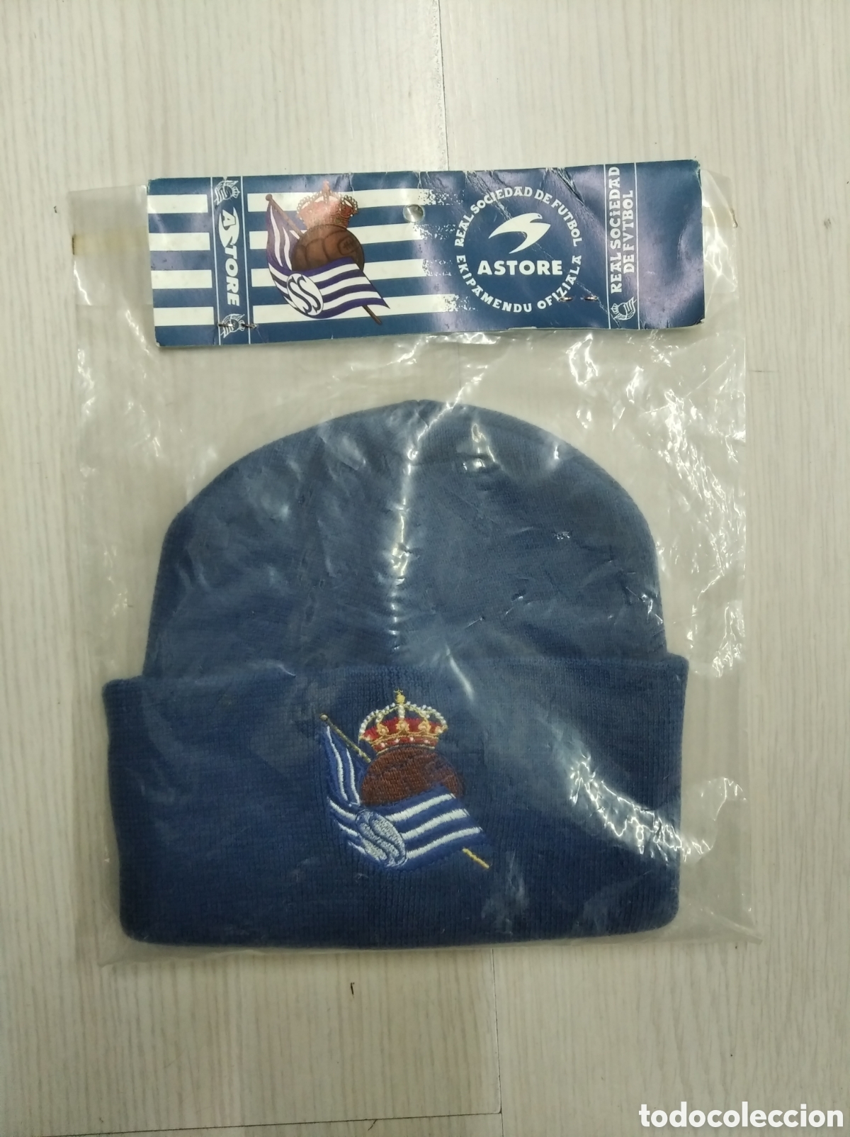 Coleccionismo deportivo: Gorro Real sociedad Vintage - Foto 1