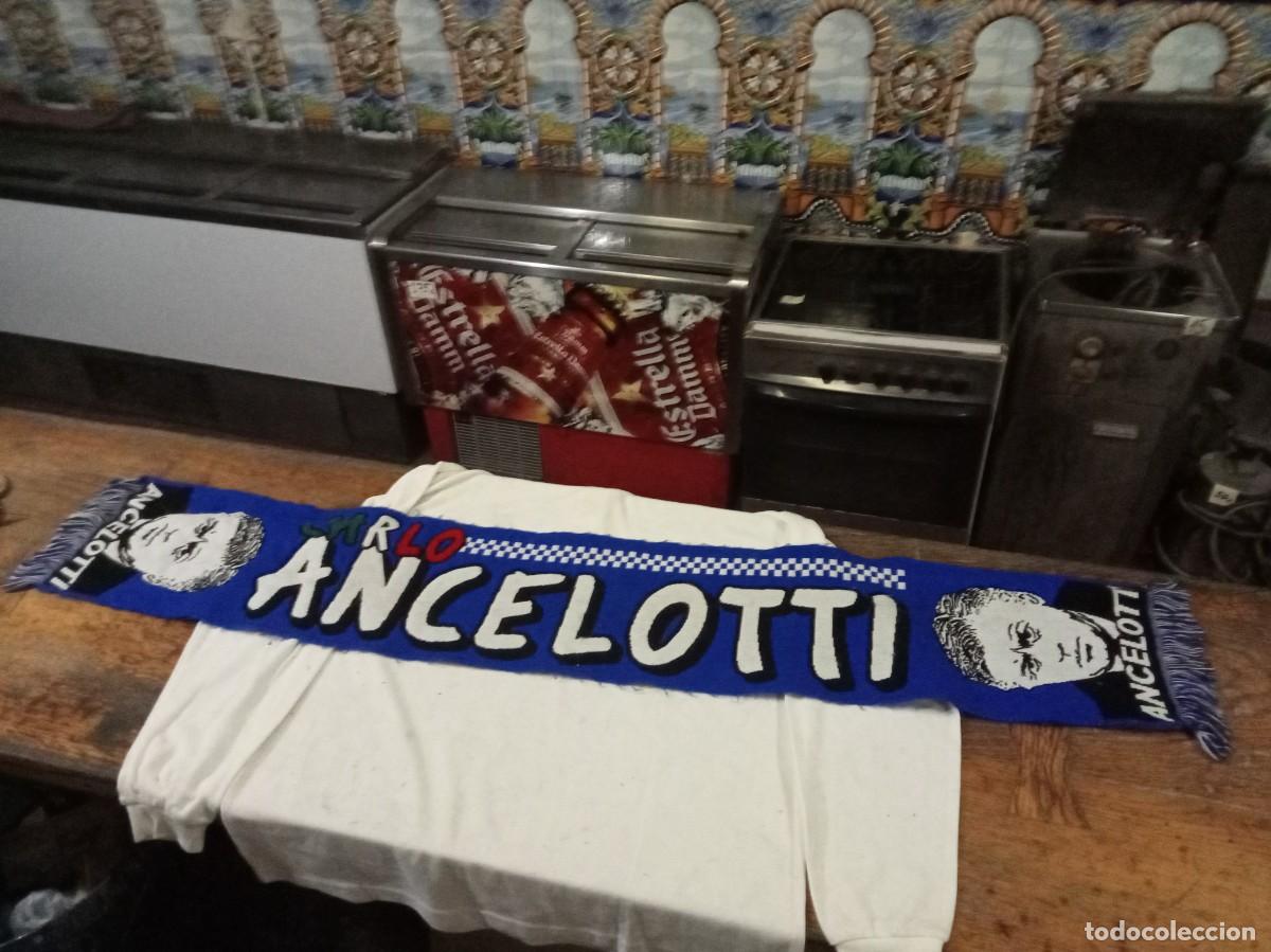 Coleccionismo deportivo: Bufanda carlo ancelotti - Foto 1