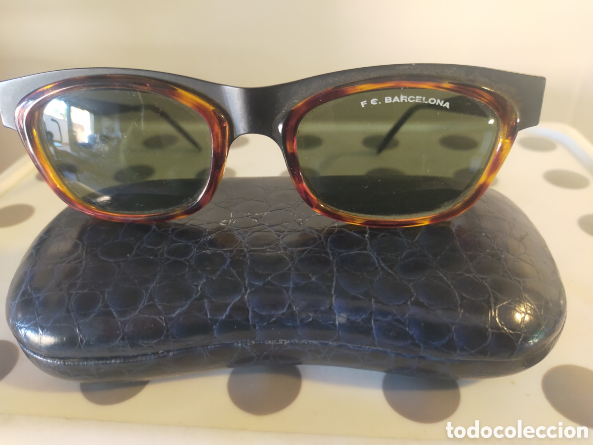 Coleccionismo deportivo: Gafas del Bar&ccedil;a dise&ntilde;o exclusivo vintage - Foto 1