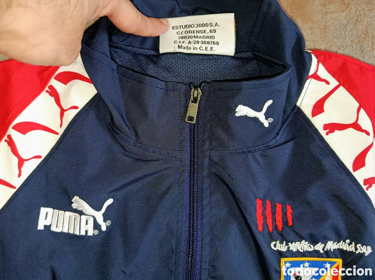 Coleccionismo deportivo: Chaqueta (cortavientos) Atl&eacute;tico de Madrid - Foto 3