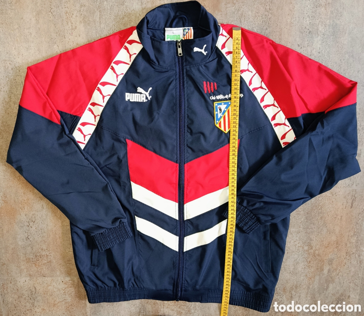 Coleccionismo deportivo: Chaqueta (cortavientos) Atl&eacute;tico de Madrid - Foto 5