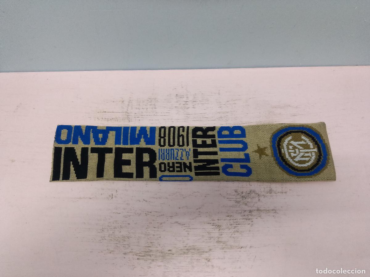 Coleccionismo deportivo: Inter Milan bufanda futbol calcio sciarpa - Foto 1