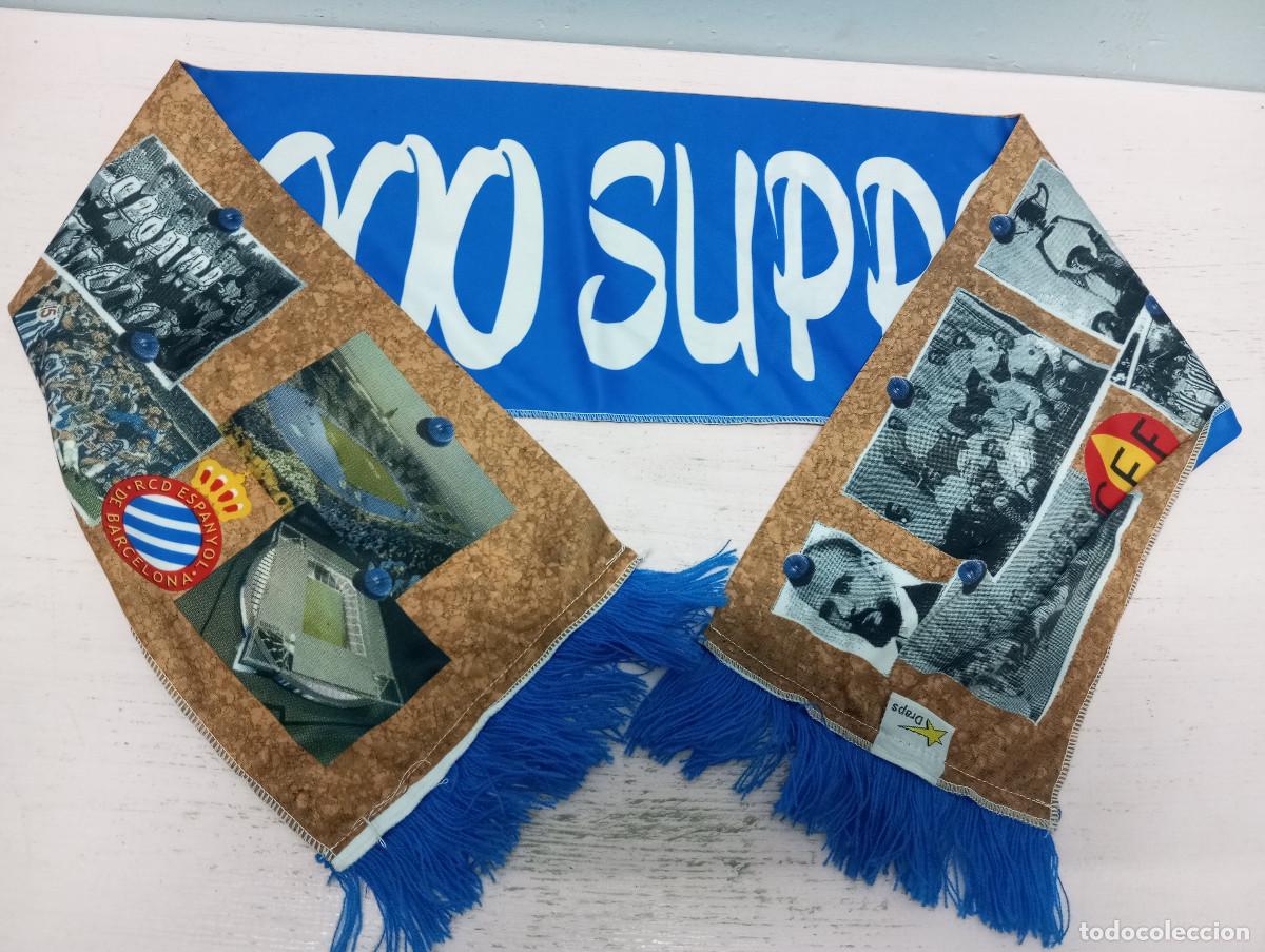 Coleccionismo deportivo: RCD Espanyol bufanda scarf football bufanda - Foto 1