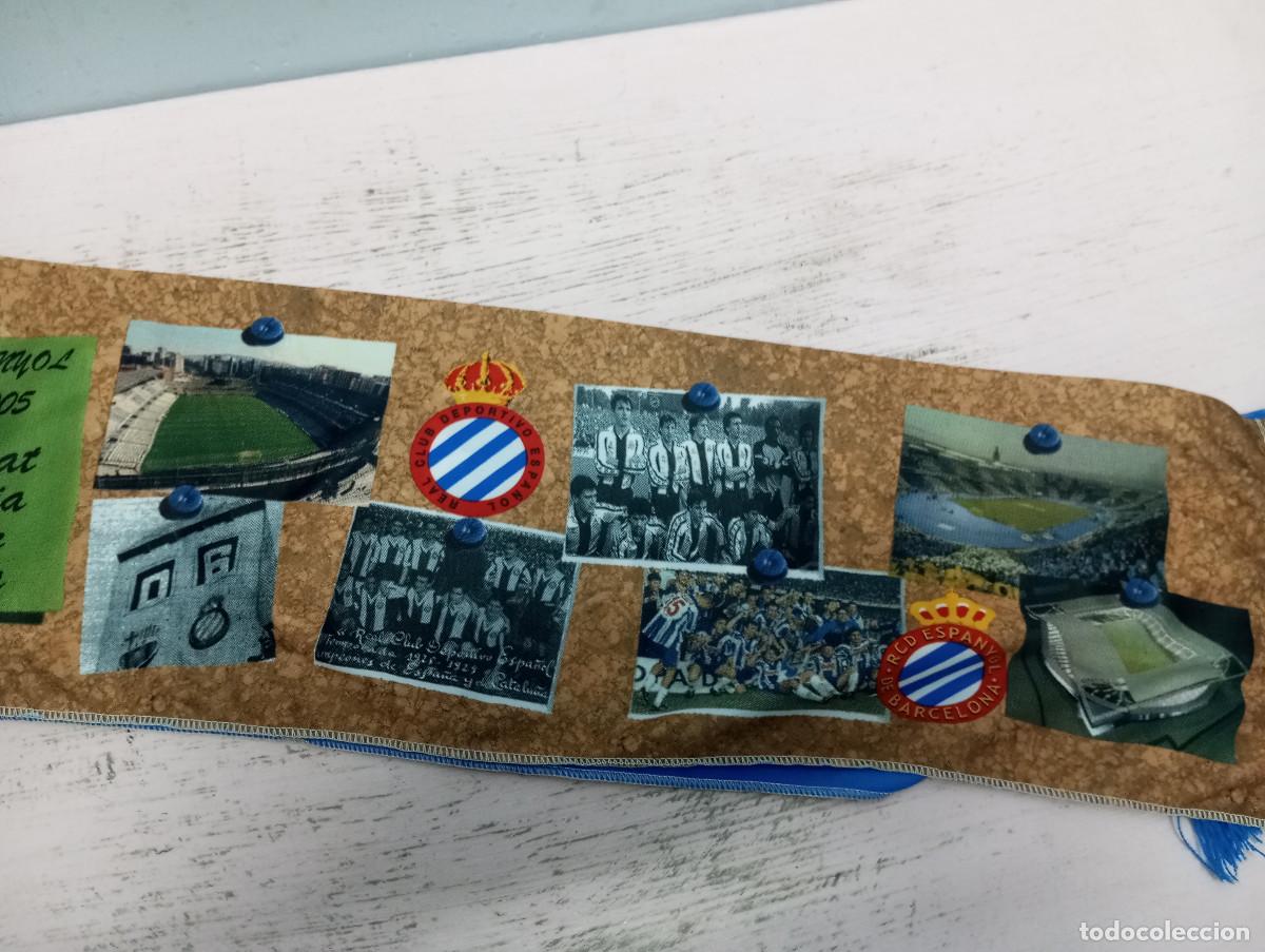 Coleccionismo deportivo: RCD Espanyol bufanda scarf football bufanda - Foto 2