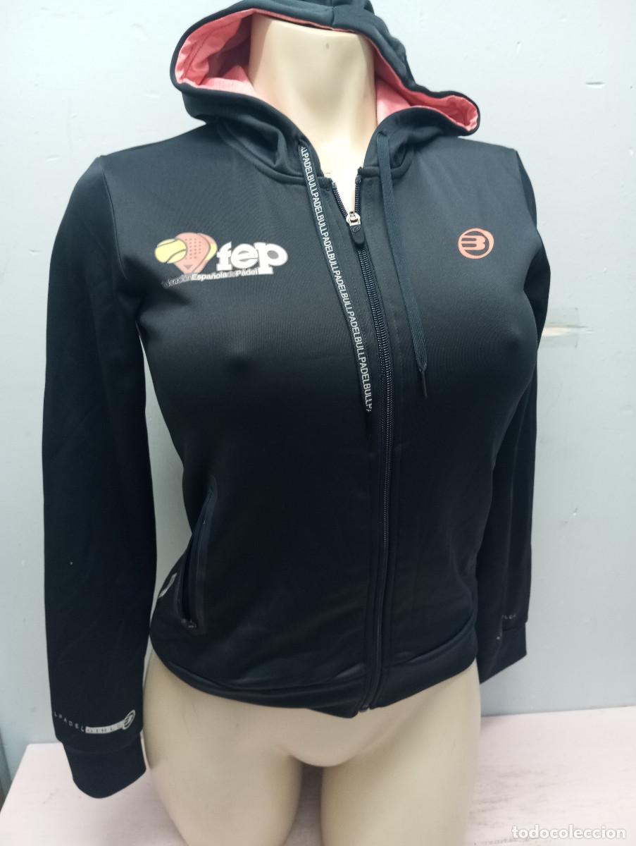 Sports collectibles: Federacion Espa&ntilde;a Spain Padel tenis chaqueta sudadera chica mujer girl S 50cts