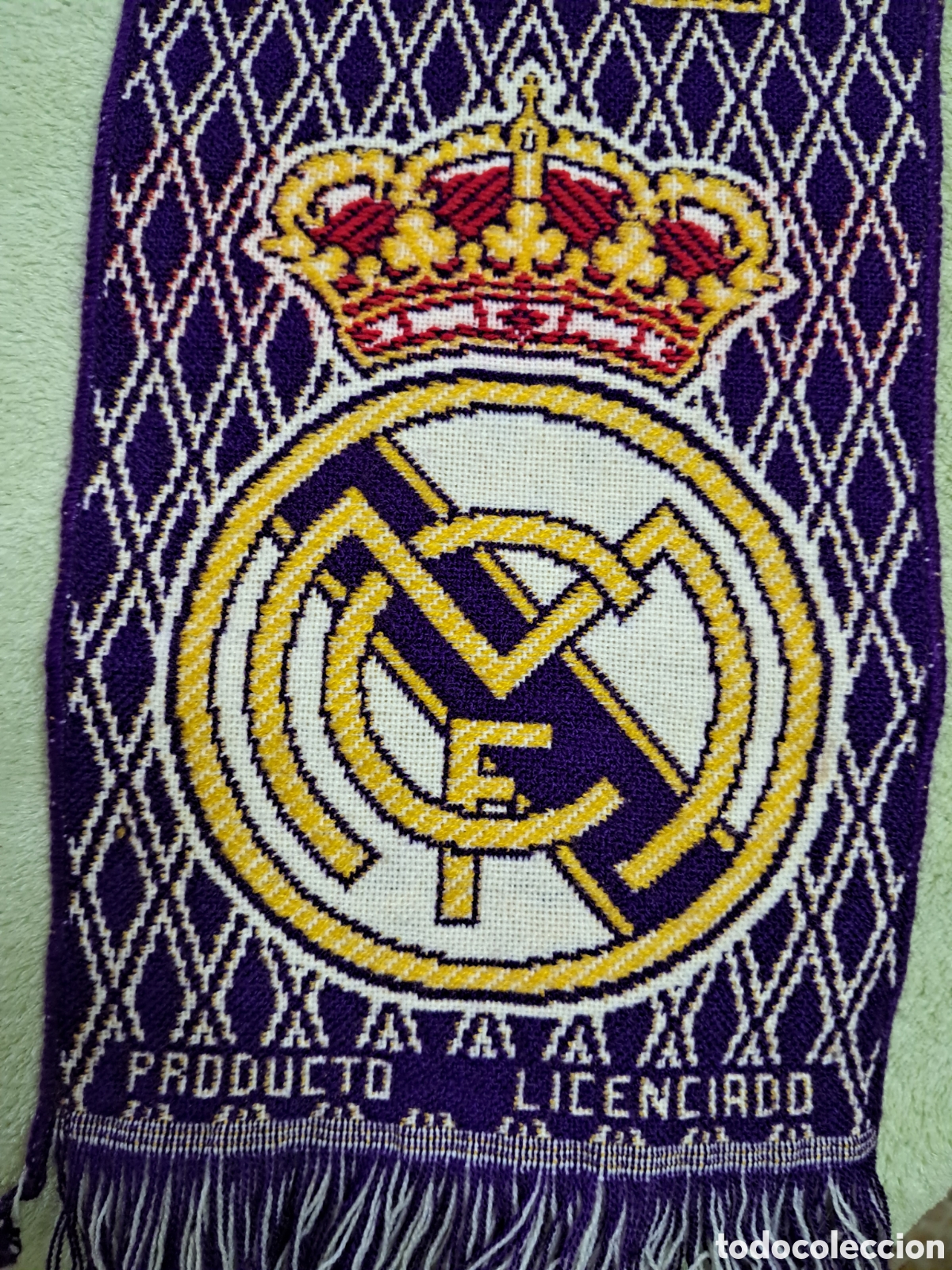 Coleccionismo deportivo: Bufanda y gorro Real Madrid - Foto 3