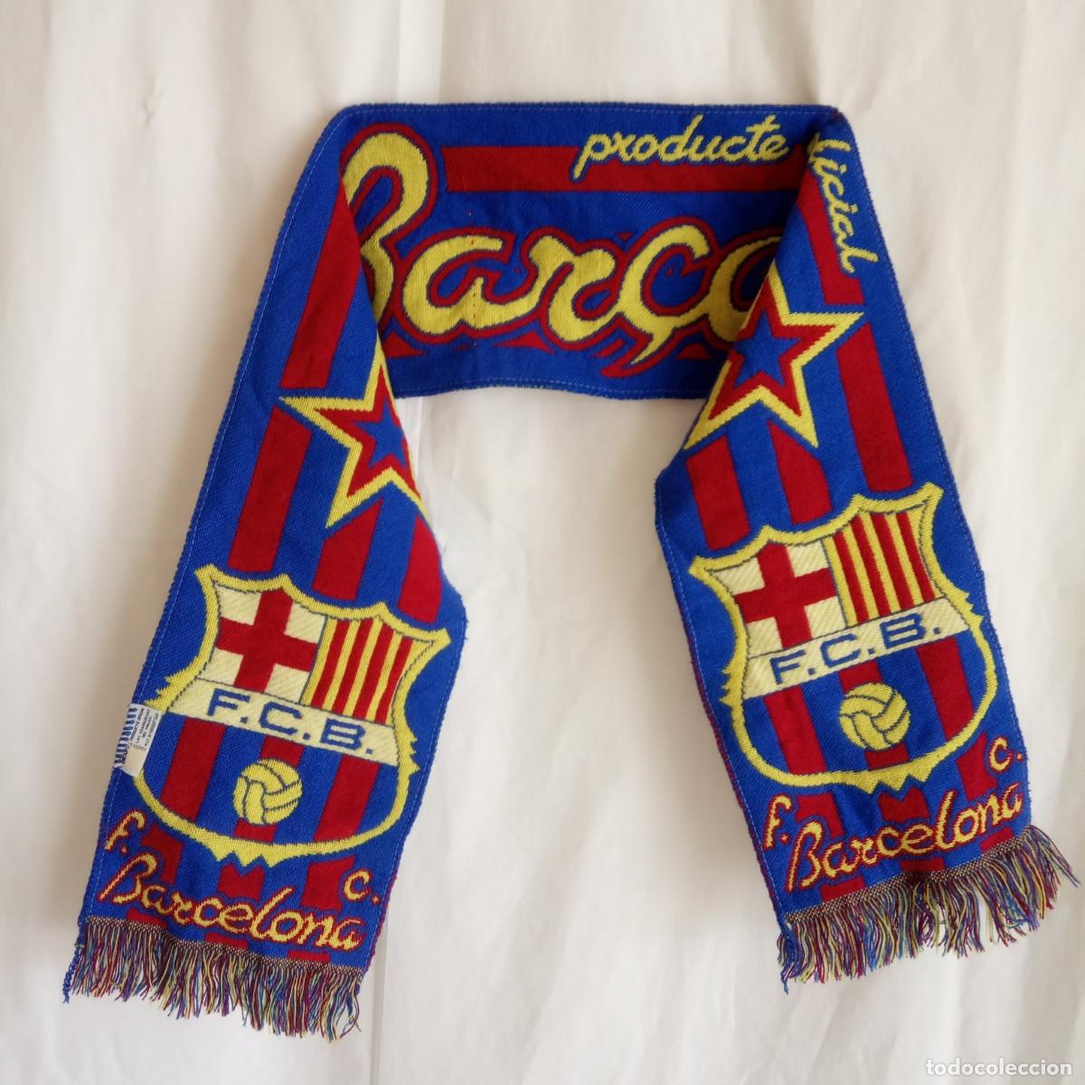 Coleccionismo deportivo: Bufanda del F.C. Barcelona - Producto Oficial - Foto 1