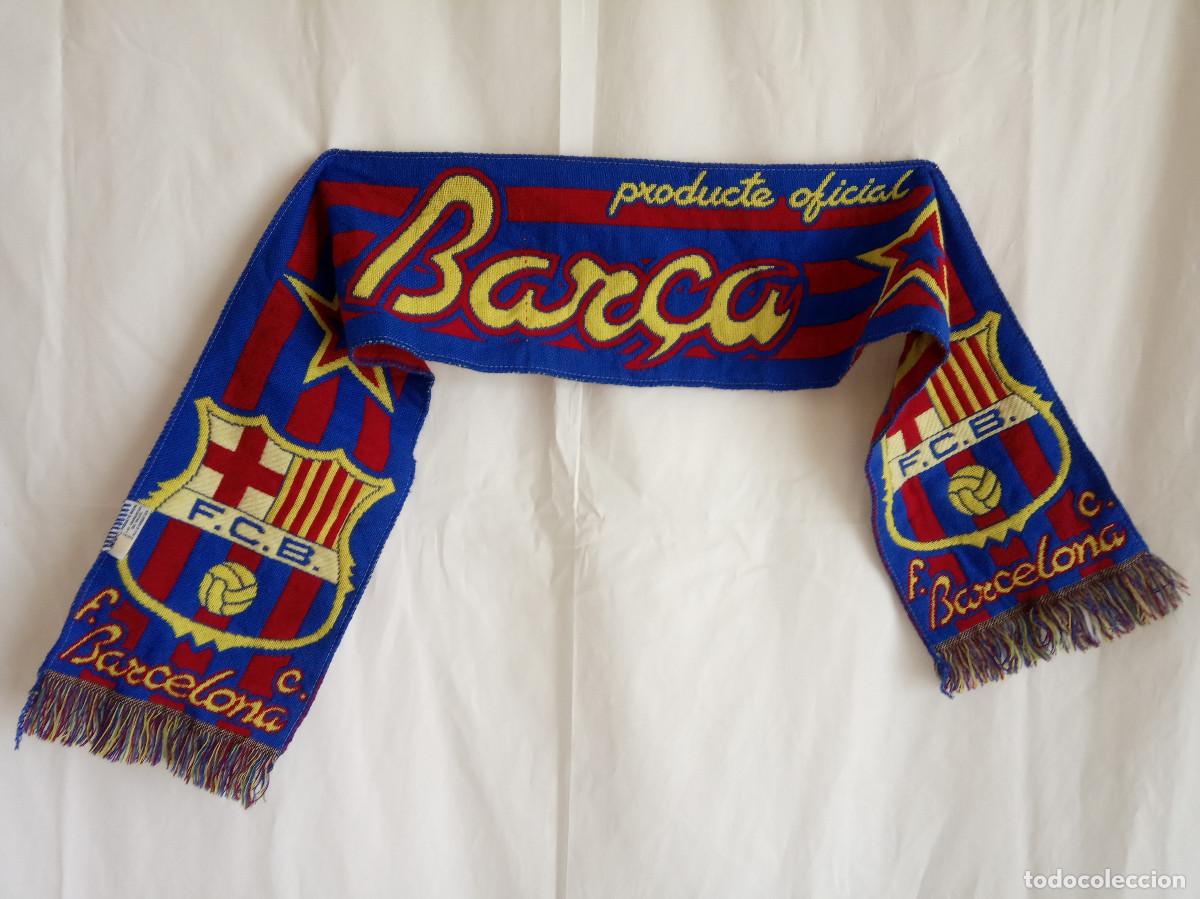 Coleccionismo deportivo: Bufanda del F.C. Barcelona - Producto Oficial - Foto 3
