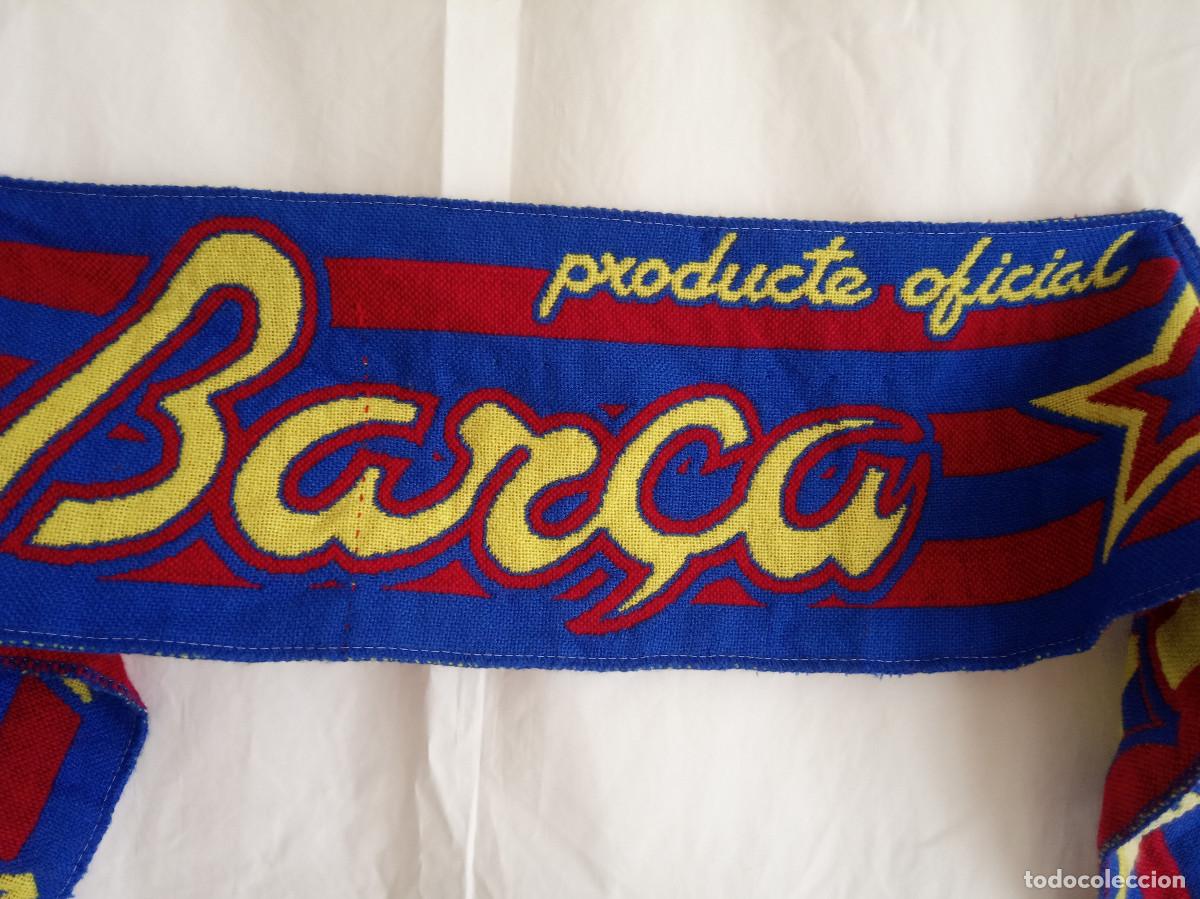 Coleccionismo deportivo: Bufanda del F.C. Barcelona - Producto Oficial - Foto 4