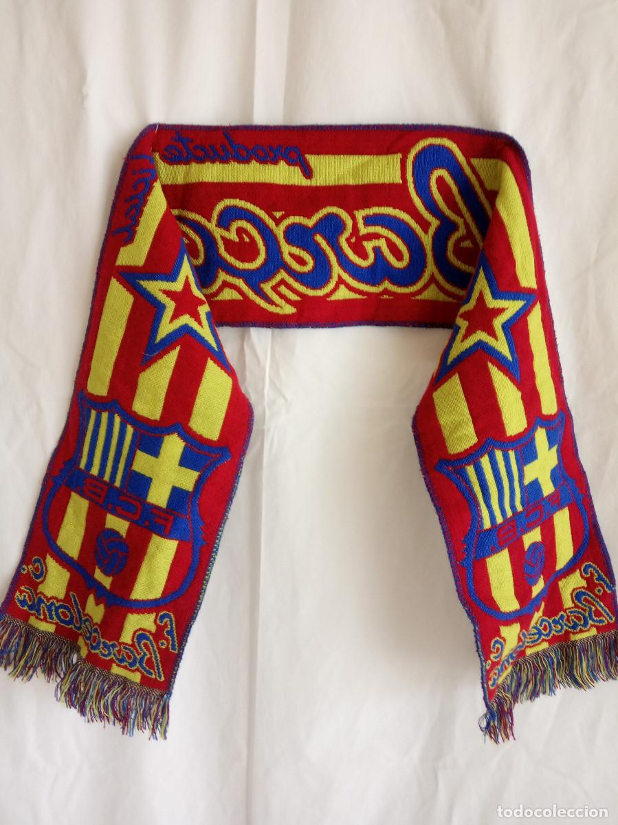 Coleccionismo deportivo: Bufanda del F.C. Barcelona - Producto Oficial - Foto 6