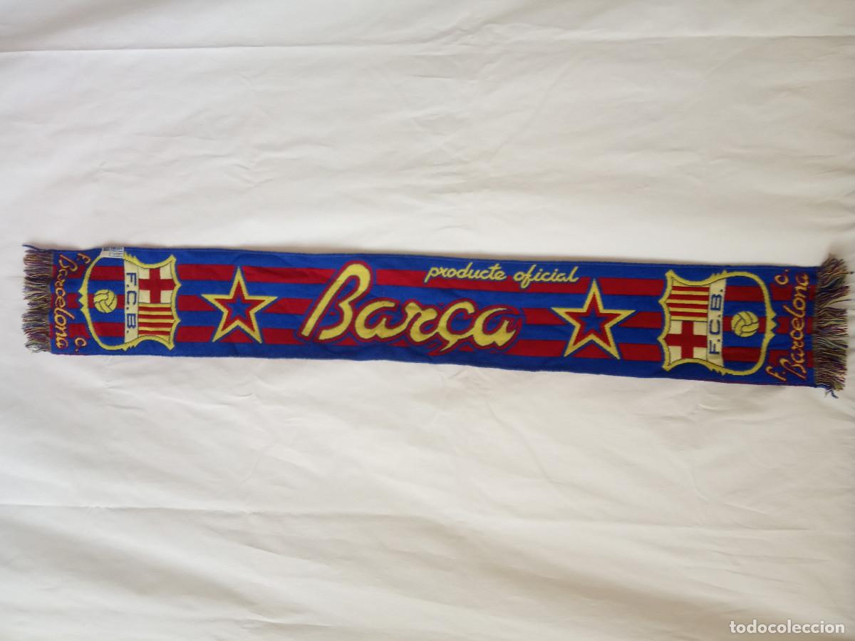 Coleccionismo deportivo: Bufanda del F.C. Barcelona - Producto Oficial - Foto 7