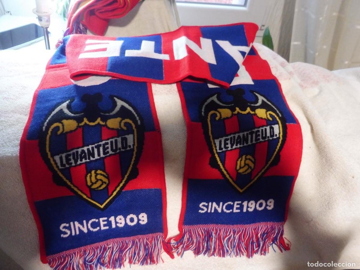 Coleccionismo deportivo: Bufanda de f&uacute;tbol Levante UD since 1909 - Foto 1