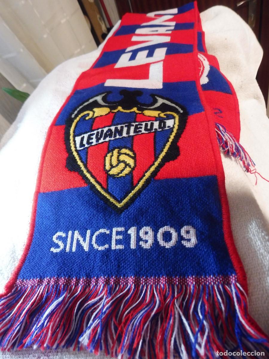 Coleccionismo deportivo: Bufanda de f&uacute;tbol Levante UD since 1909 - Foto 2