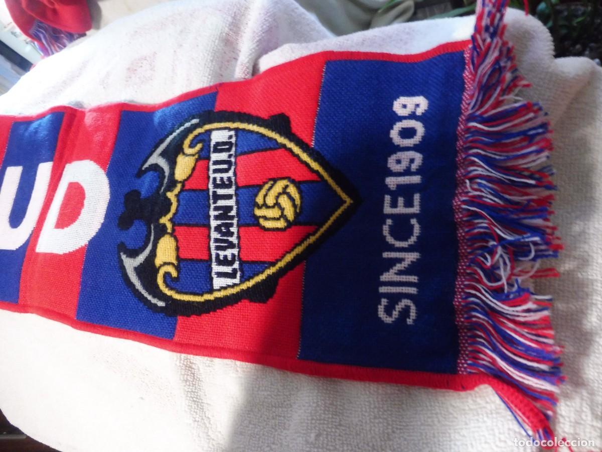 Coleccionismo deportivo: Bufanda de f&uacute;tbol Levante UD since 1909 - Foto 5