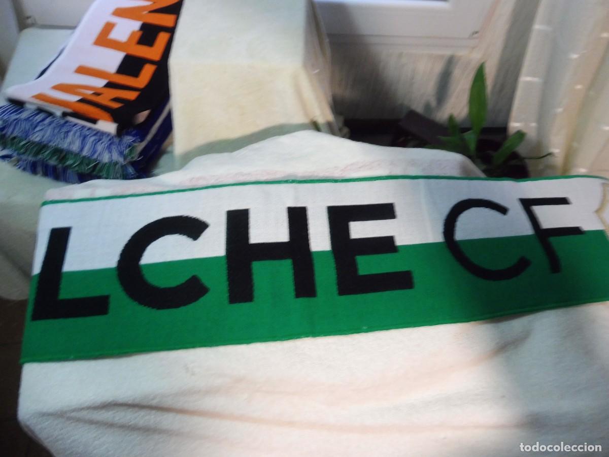 Coleccionismo deportivo: Bufanda de f&uacute;tbol Elche CF - Foto 5