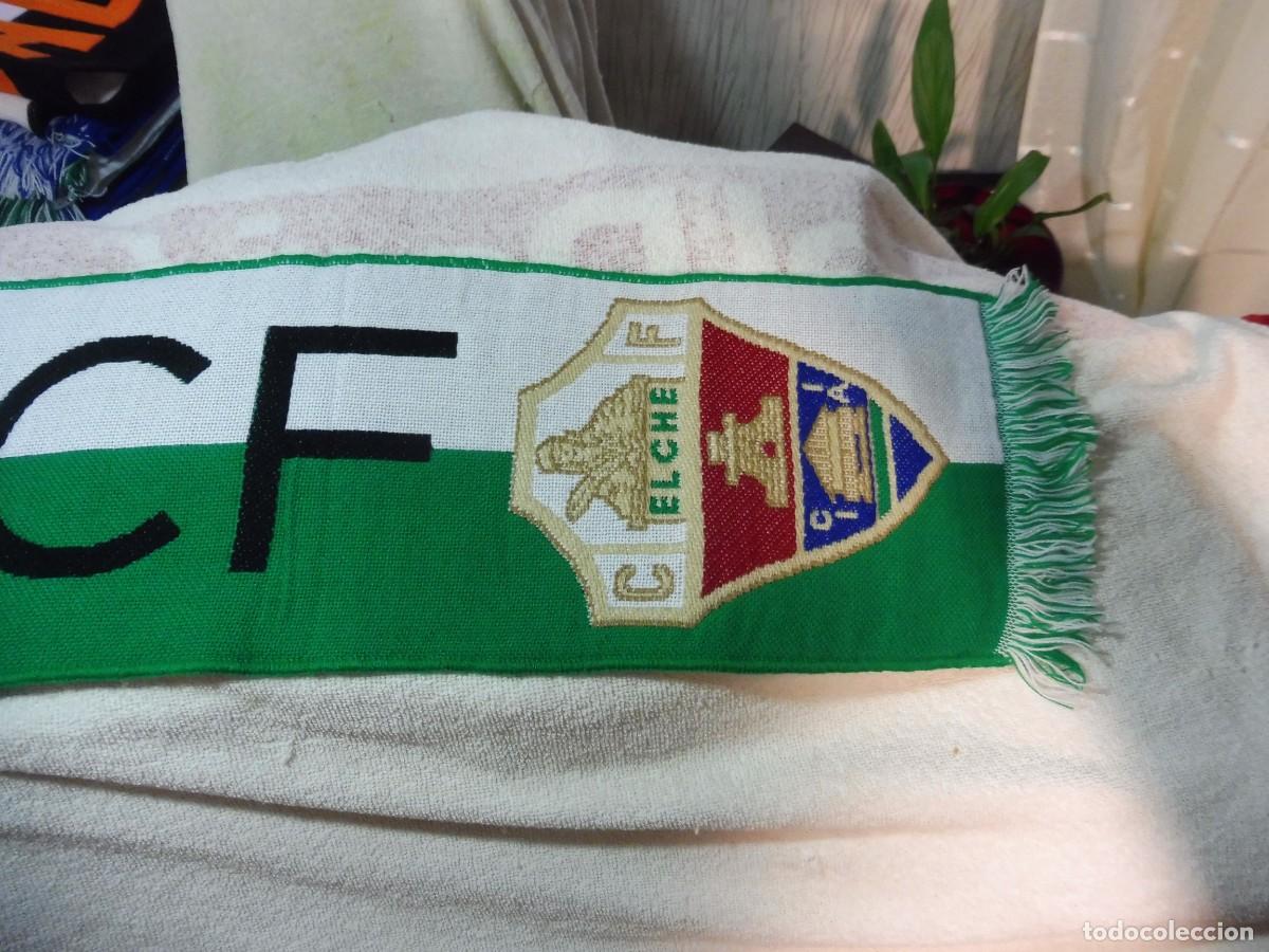 Coleccionismo deportivo: Bufanda de f&uacute;tbol Elche CF - Foto 6