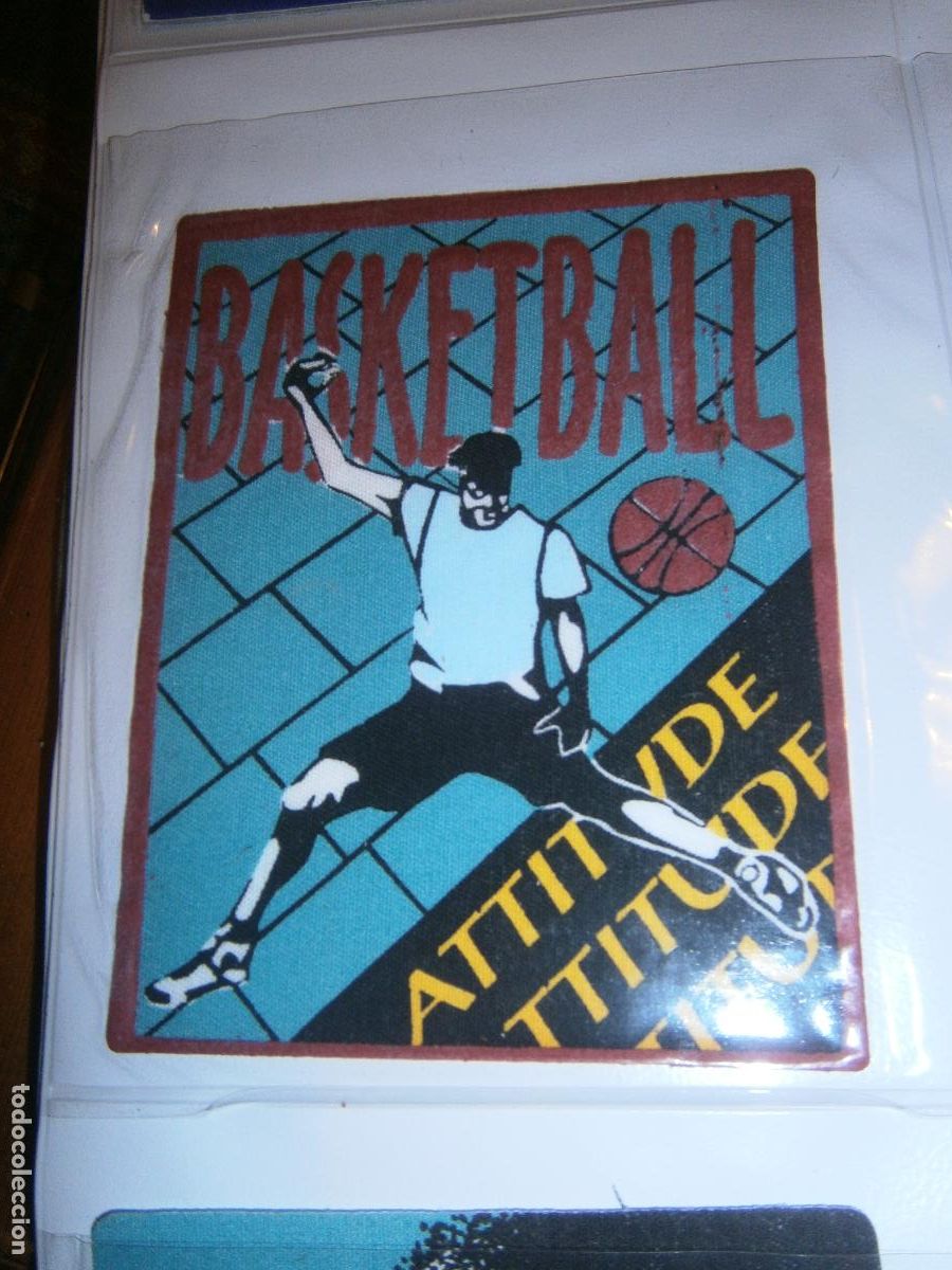 Coleccionismo deportivo: ANTIGUO PARCHE TERMOADHESIVO NUEVO SIN USAR - BALONCESTO - Foto 1