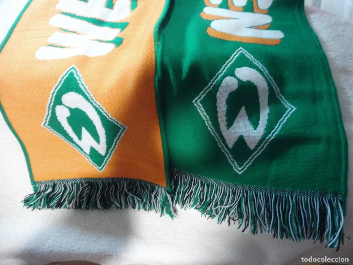 Coleccionismo deportivo: Bufanda de f&uacute;tbol Werder Bremen, made in EU - Foto 1