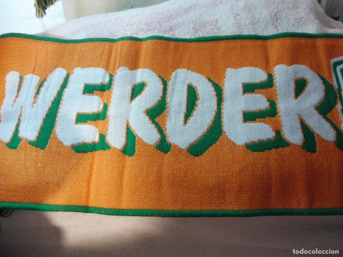 Coleccionismo deportivo: Bufanda de f&uacute;tbol Werder Bremen, made in EU - Foto 3