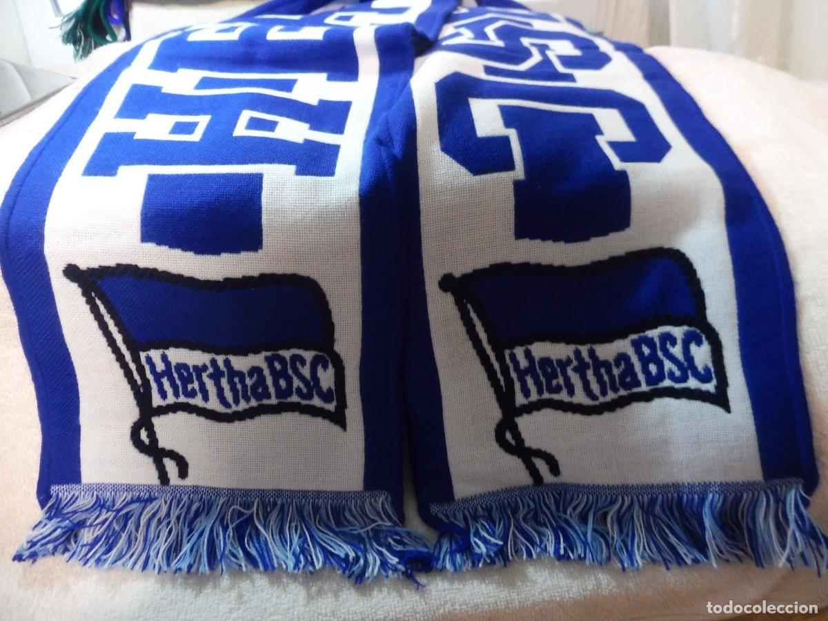 Coleccionismo deportivo: Bufanda de f&uacute;tbol Hertha BSC, made in EU - Foto 1
