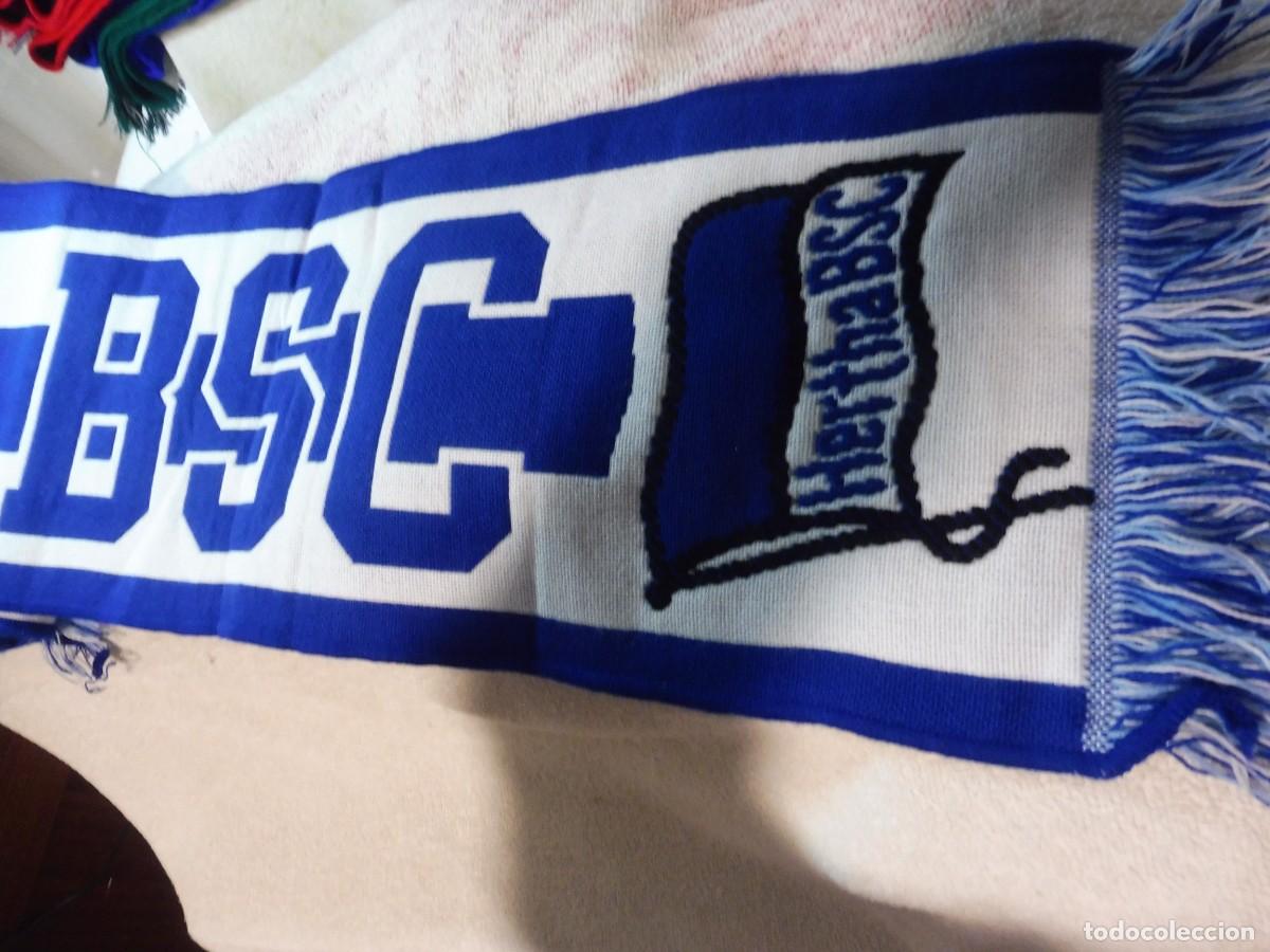 Coleccionismo deportivo: Bufanda de f&uacute;tbol Hertha BSC, made in EU - Foto 5