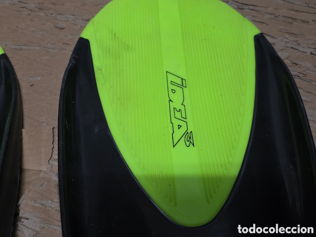 Coleccionismo deportivo: Aletas buceo IDEA 3 Technisub con bolsa - Foto 3