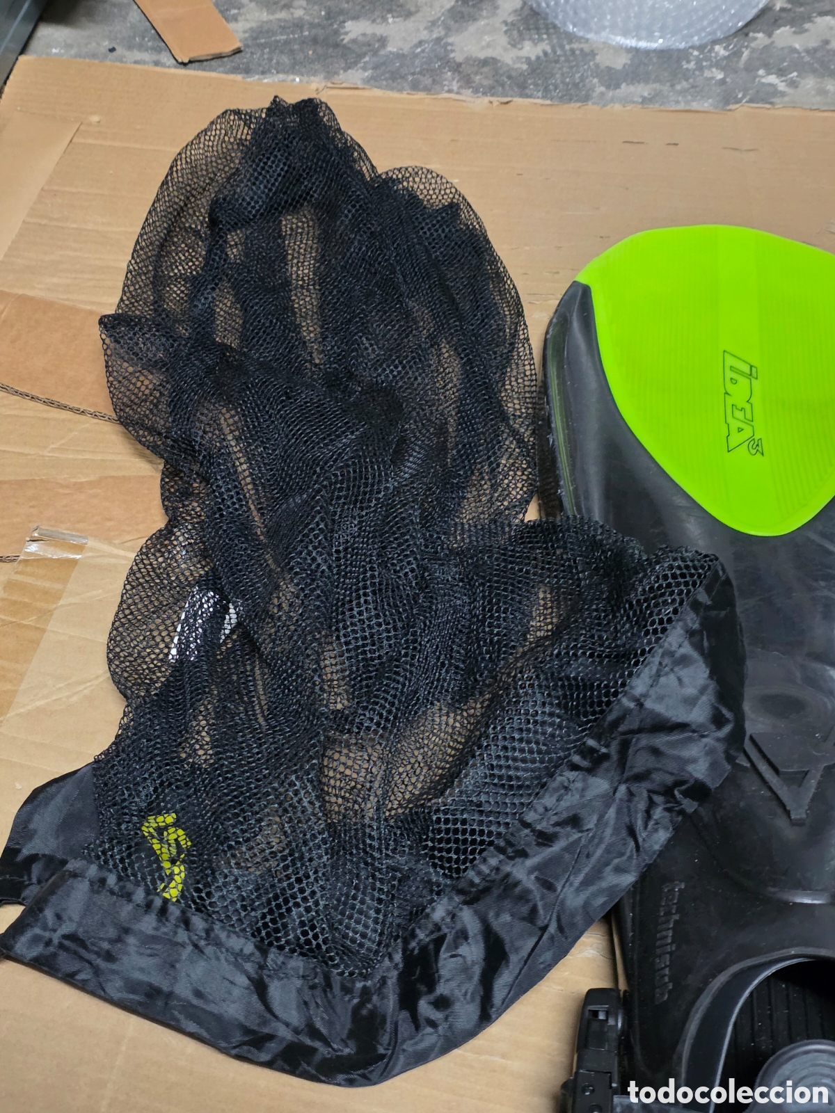 Coleccionismo deportivo: Aletas buceo IDEA 3 Technisub con bolsa - Foto 4