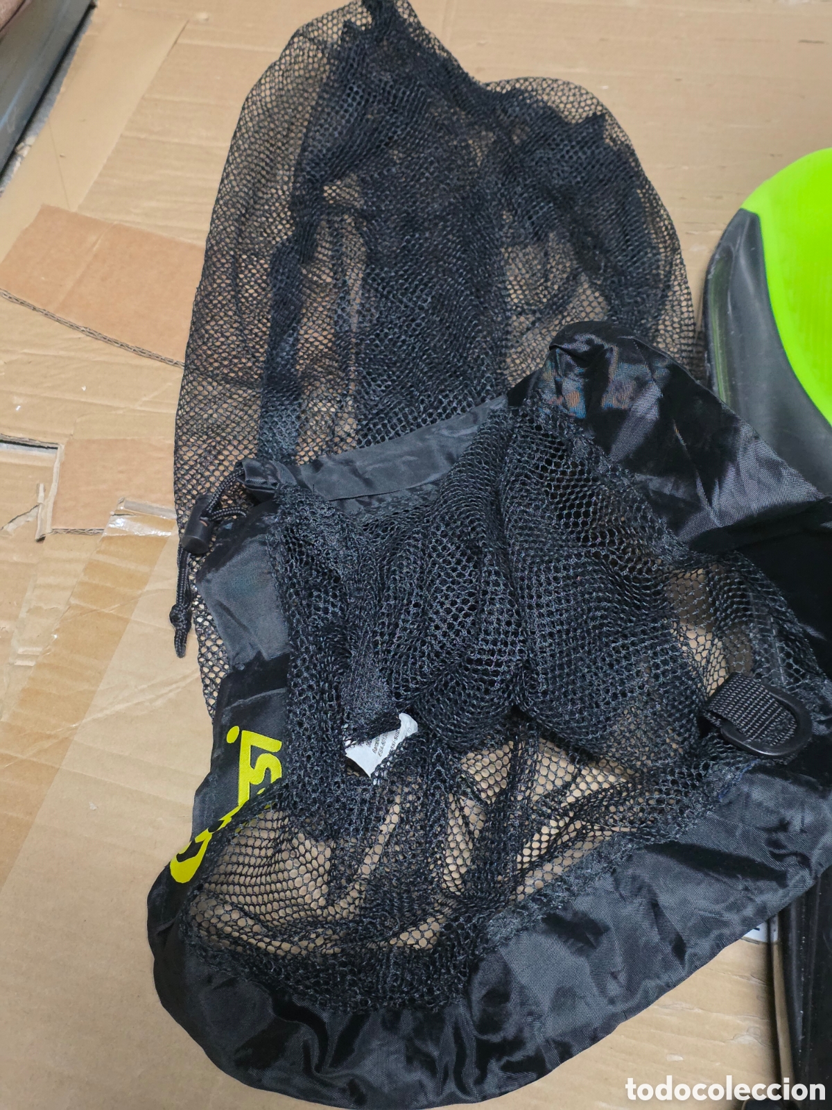 Coleccionismo deportivo: Aletas buceo IDEA 3 Technisub con bolsa - Foto 7