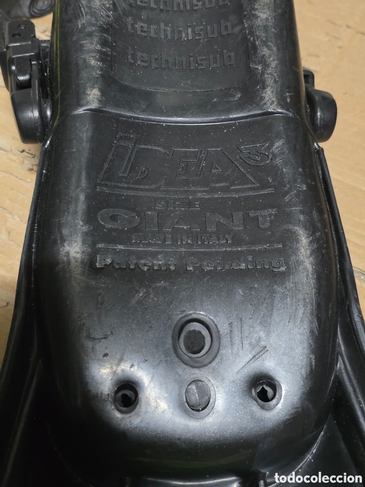 Coleccionismo deportivo: Aletas buceo IDEA 3 Technisub con bolsa - Foto 9