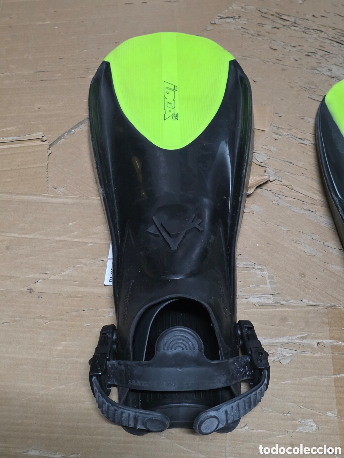 Coleccionismo deportivo: Aletas buceo IDEA 3 Technisub con bolsa - Foto 11