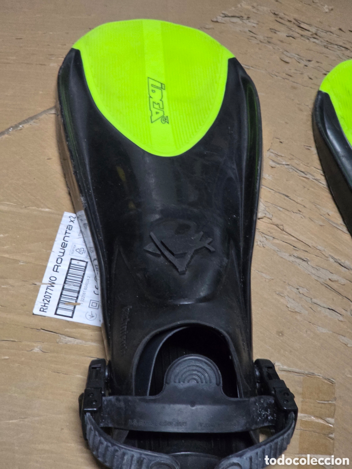 Coleccionismo deportivo: Aletas buceo IDEA 3 Technisub con bolsa - Foto 15