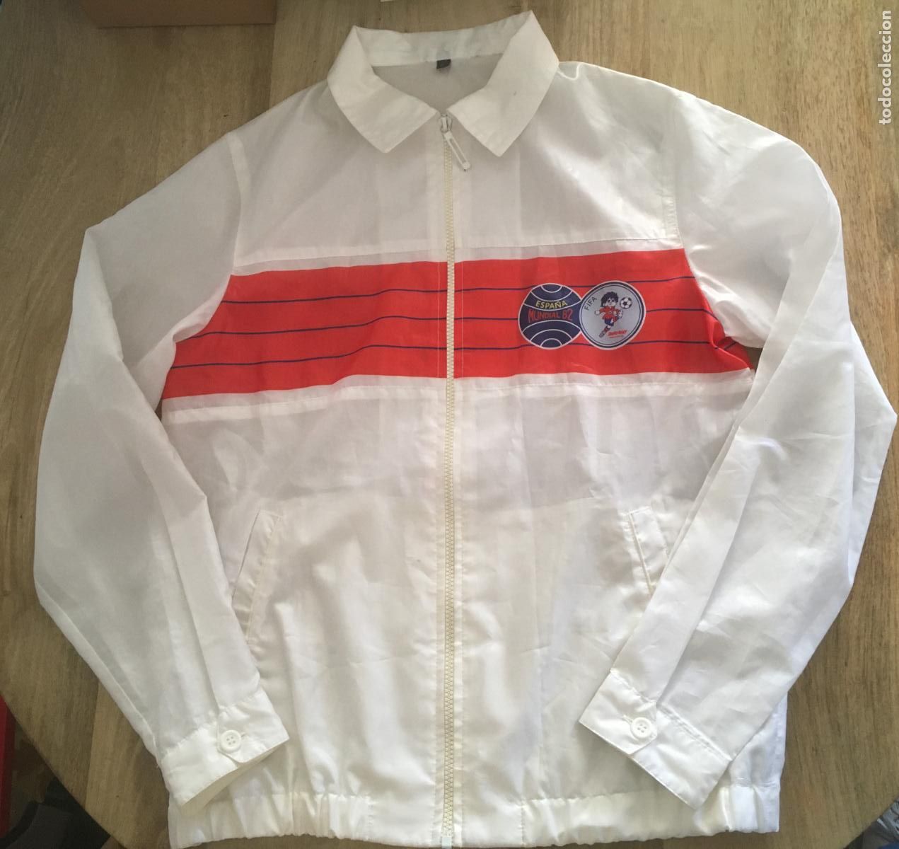 Coleccionismo deportivo: espa&ntilde;a 82 mundial futbol chaqueta cortavientos retro vintage tienda santa eulalia barcelona
