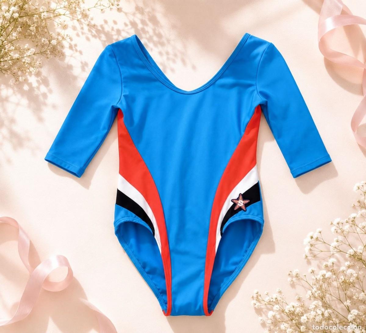 Coleccionismo deportivo: ✨MALLAS MAILLOTS DE GIMNASIA R&Iacute;TMICA PARA NI&Ntilde;A A&Ntilde;OS 80/90 TALLA 12✨