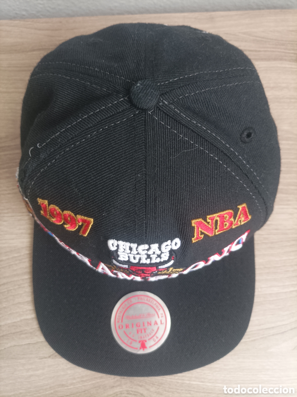 Coleccionismo deportivo: Gorra nba Chicago Bulls Champions 1997 Mitchell & Ness one size - Foto 3