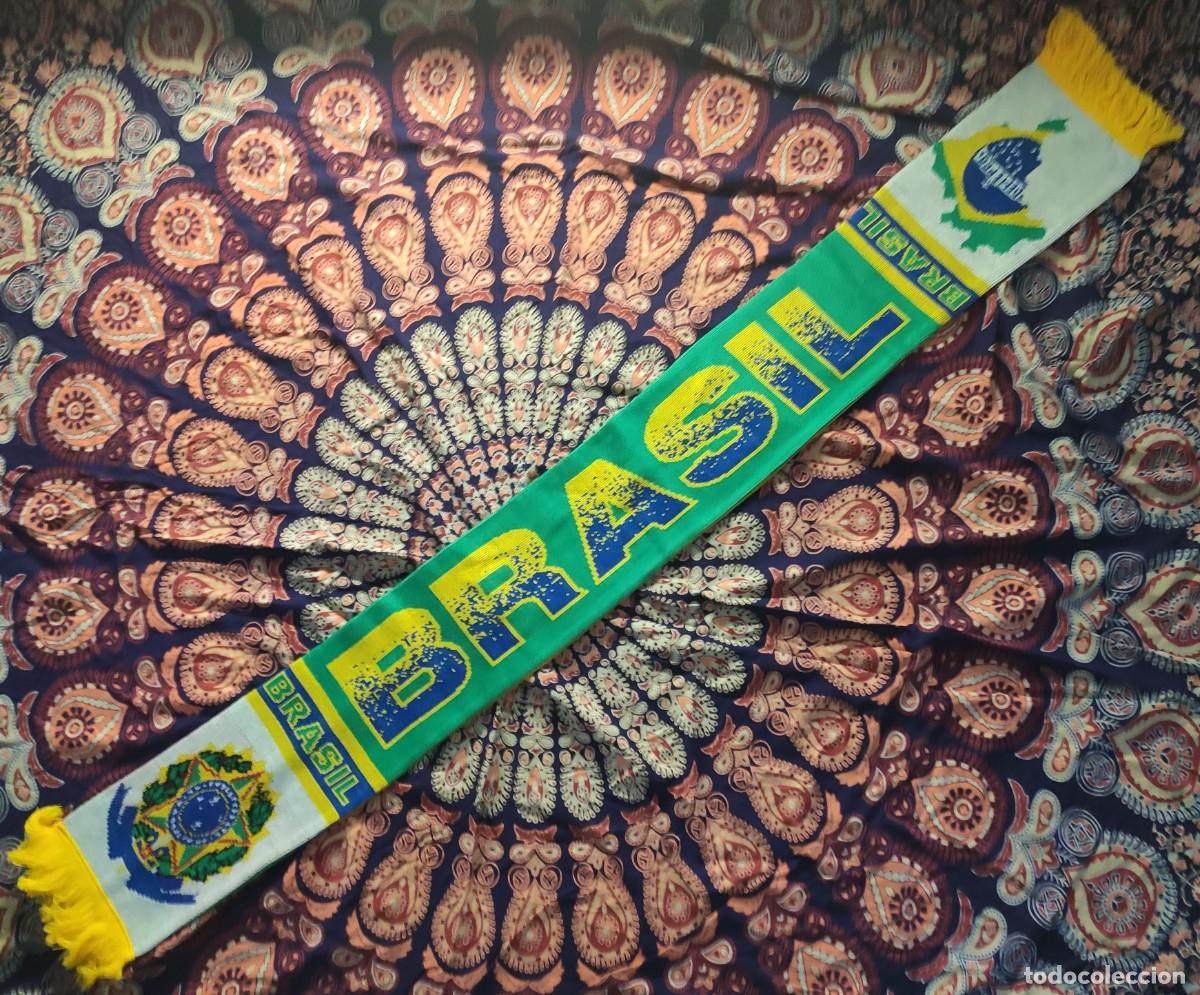 Coleccionismo deportivo: Bufanda Brasil Brazil Scarf