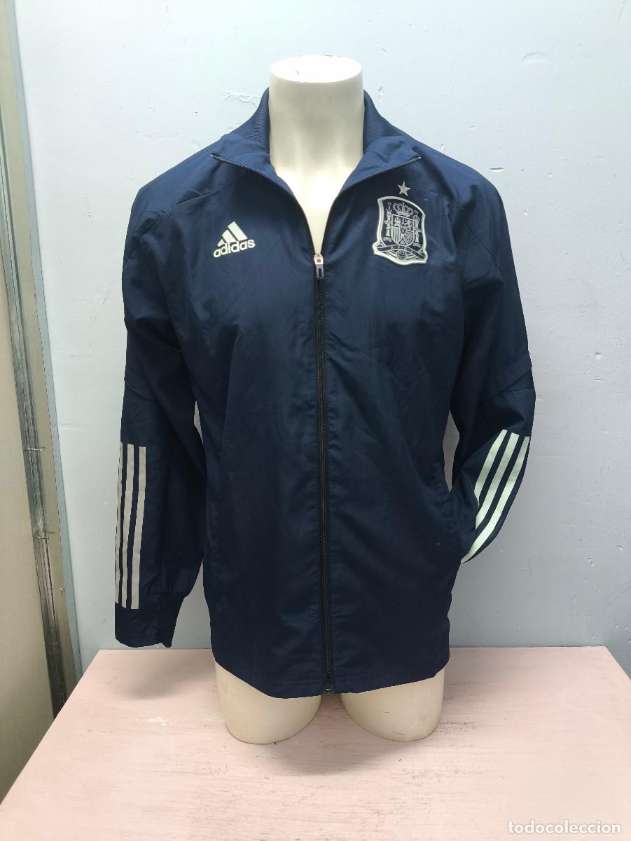 Coleccionismo deportivo: Espa&ntilde;a chaqueta futbol seleccion football jacket Spain M 58cts